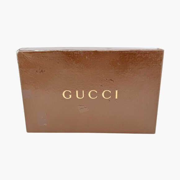 Gucci GG Interlock Cutout Wedge Sandals Size 7.5 Brown Leather Logo Platform - Picture 2 of 16